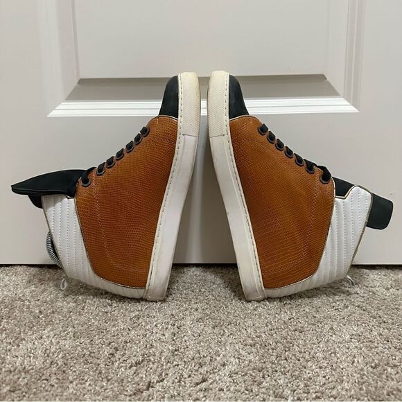 Kenneth Cole Leather High Top Sneakers Women’s Size 9M - Picture 6 of 11